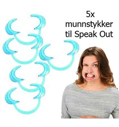 Ekstra munnstykker til Speak Out 5 stk